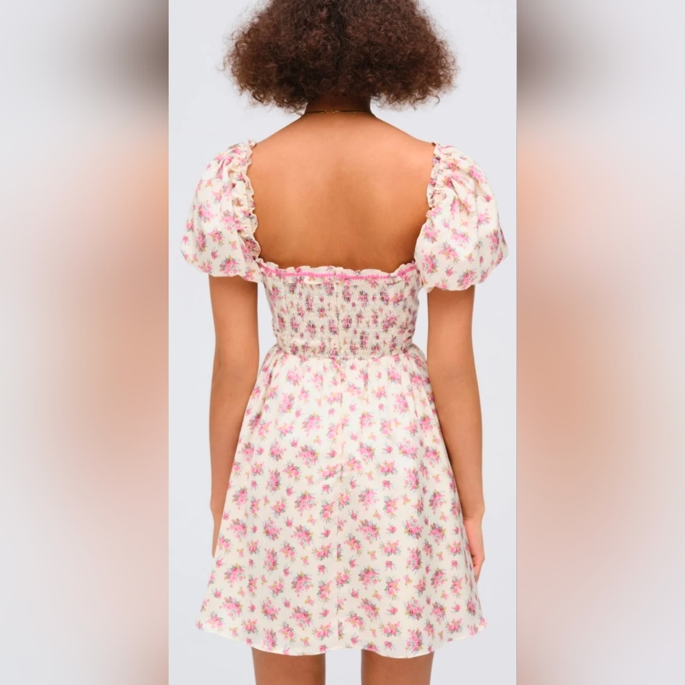 For Love And Lemons Etienne Floral Mini Dress - Picture 3 of 5